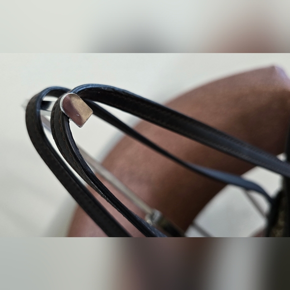 Coach Signature Taxi Brown Coated Canvas Tote - Picture 6 of 15